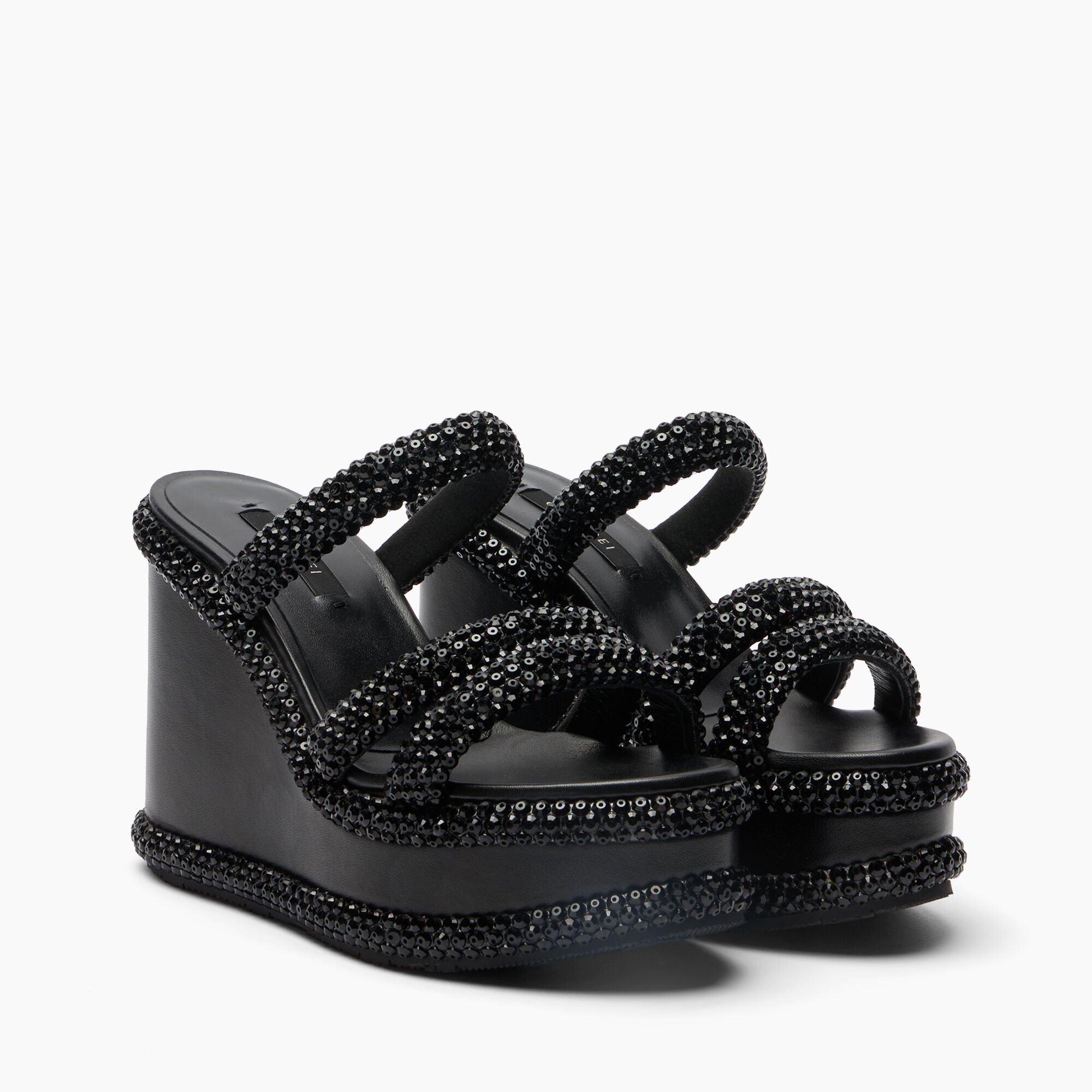 Casadei Sirio Wedge Black, black 1M505B0801C2958