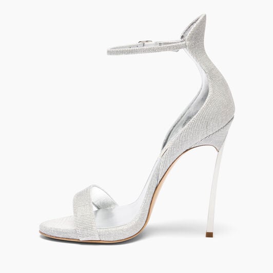 Casadei Cappa Blade Sandal Silver 1LG50D125MTRINI Casadei Cappa Blade Sandal Silver 1LG50D125MTRINI