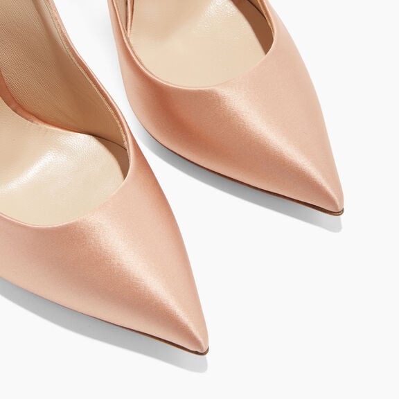 Casadei حذاء بكعب بليد توينتيز لون مسحوقي 1F916W120TSATIN