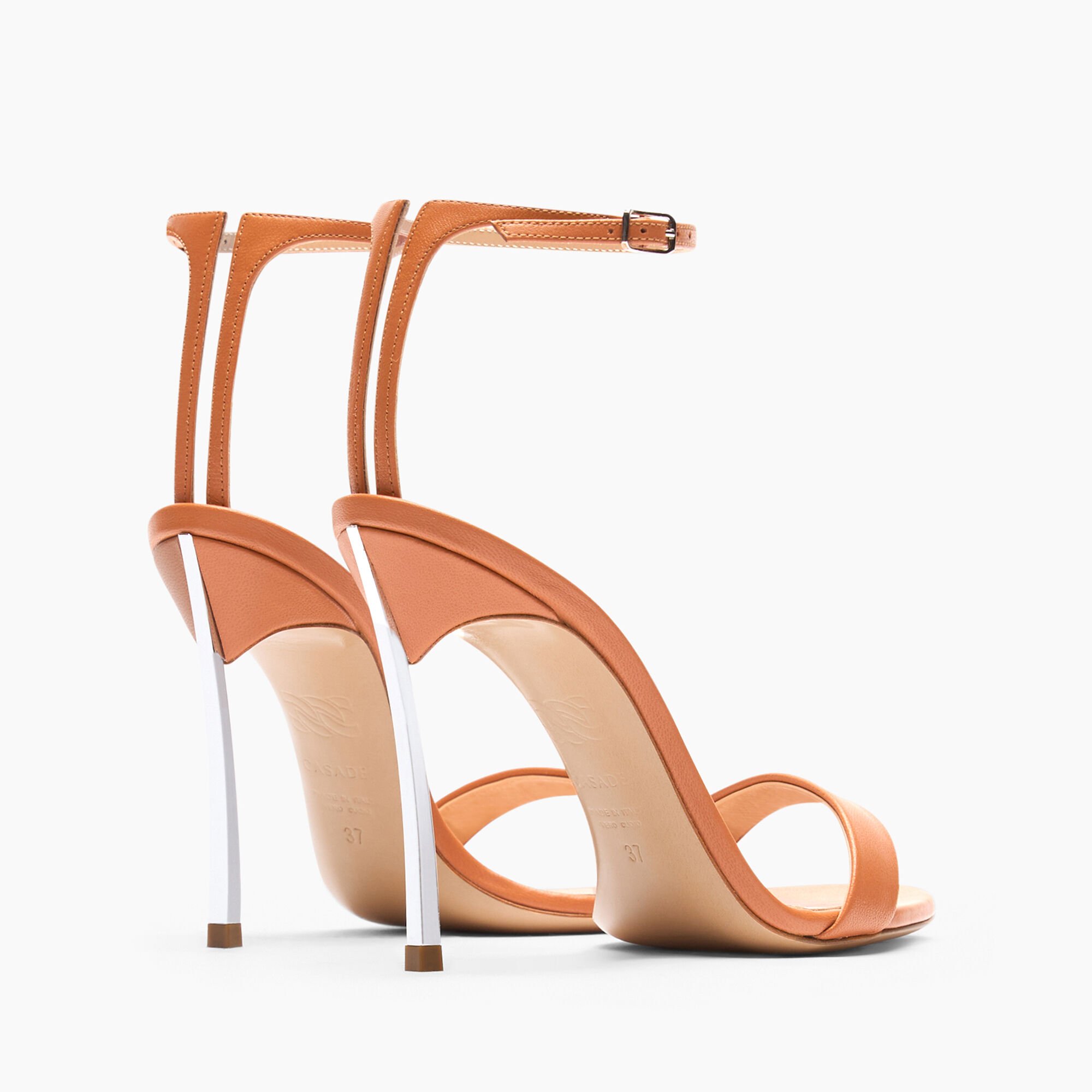 Casadei Marta Leather Sandals Caramel 1L165W100MC2015