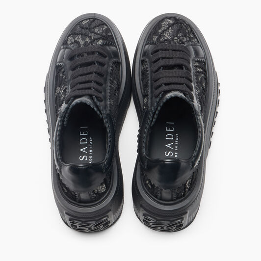 Casadei Nexus Chantilly Sneaker Black 2X106B070NT0580