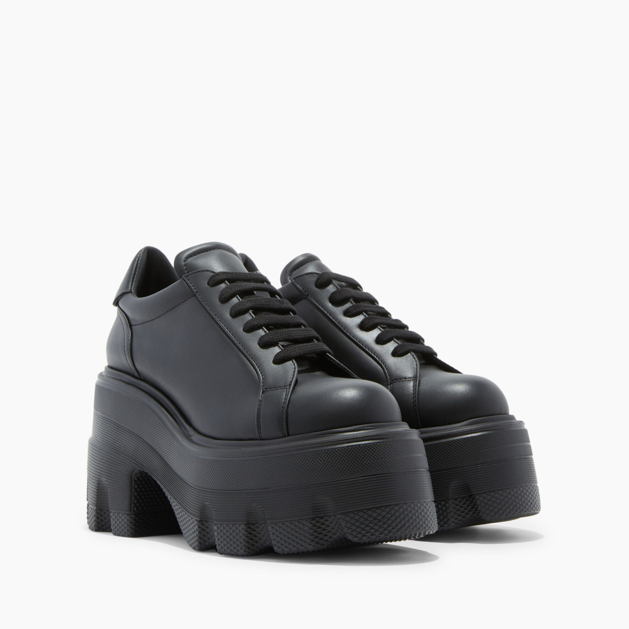 Casadei Maxxxi Leather Sneakers Black 2X984W070NSALEN