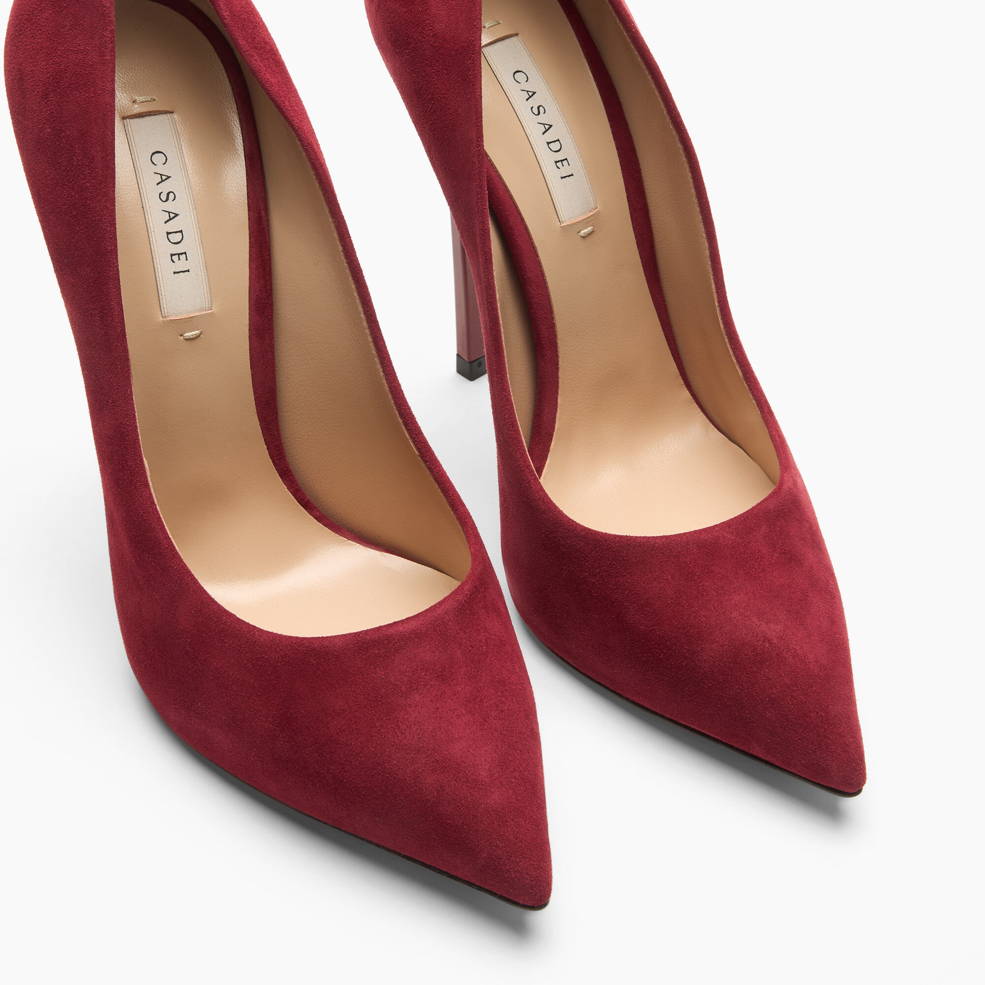 Casadei Escarpin Blade Suede Purple 1F916W120TCAMOS Casadei Escarpin Blade Suede Purple 1F916W120TCAMOS