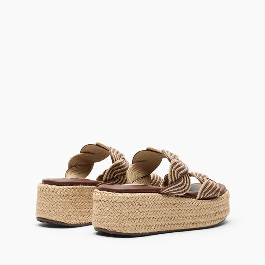 Casadei Thaiti Wedge Cocoa 1M571B0201TAHTI