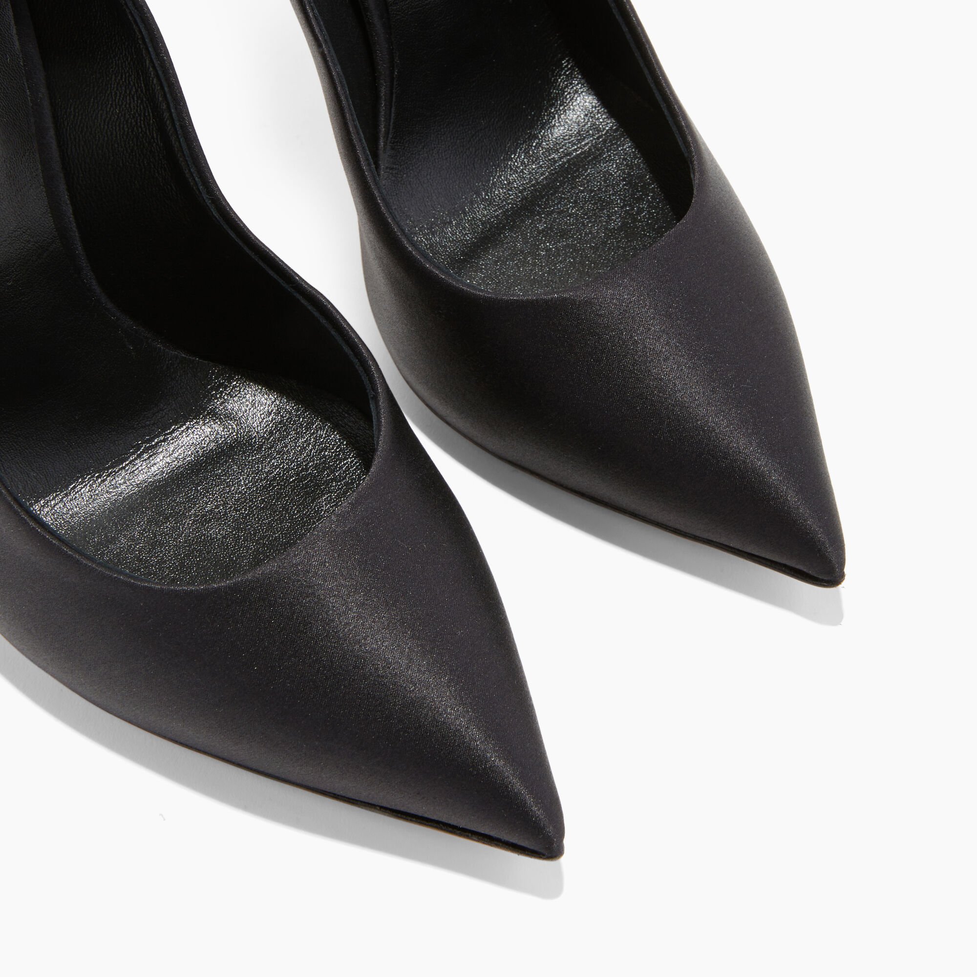 Casadei Blade Twenties noir et cristal 1F916W120TSATIN