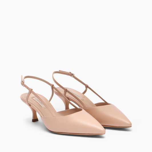 Casadei Julia Slingback Leather Powder 1G621J0501MINOR