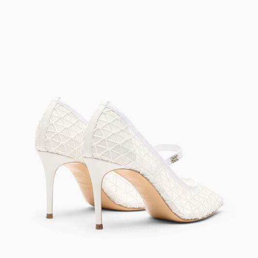 Casadei Julia Sfinos Pump White 1F048B0801C2932