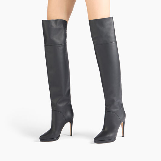 Casadei Micheele Over The Knee Black 1T079A1001PLONG