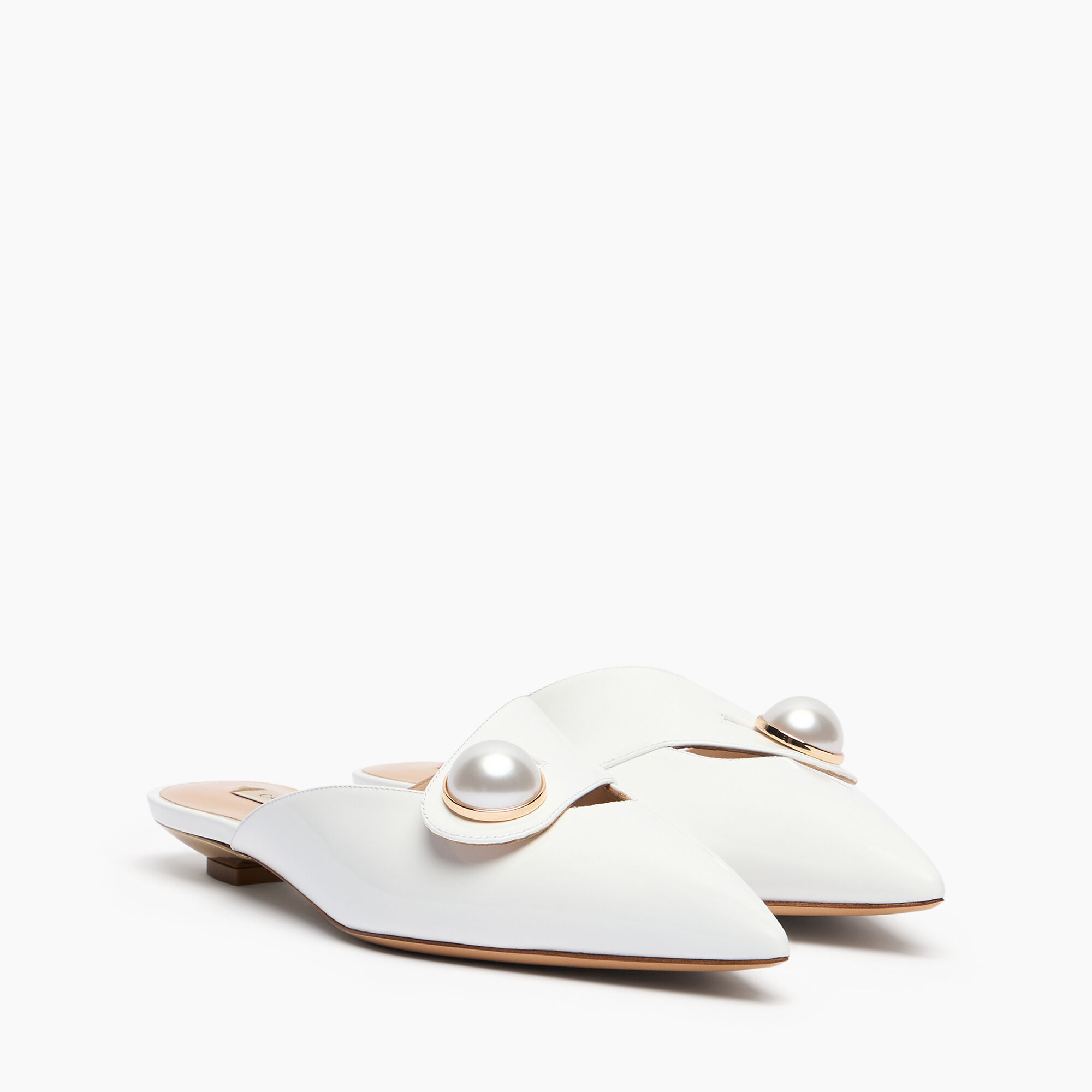 Casadei Blade Big Pink Ballet Flats Bianco 1G637J020MC2653