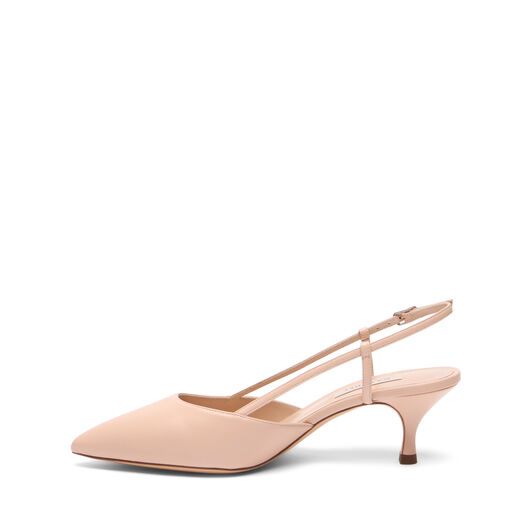 Casadei Julia Bride Arrière En Cuir Powder 1G621J0501MINOR Casadei Julia Bride Arrière En Cuir Powder 1G621J0501MINOR