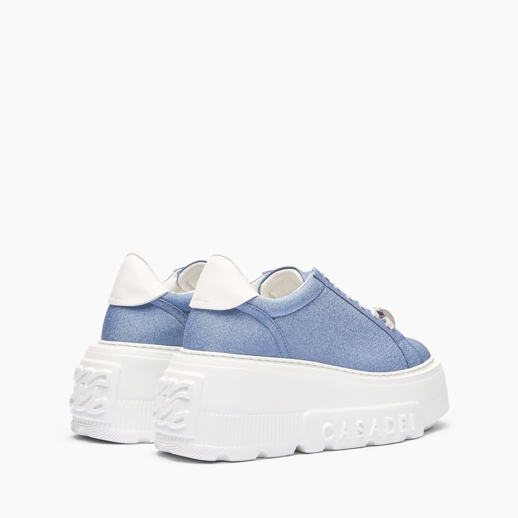 Casadei Nexus Cas25 Sneakers Denim and White 2X042J0701C2672