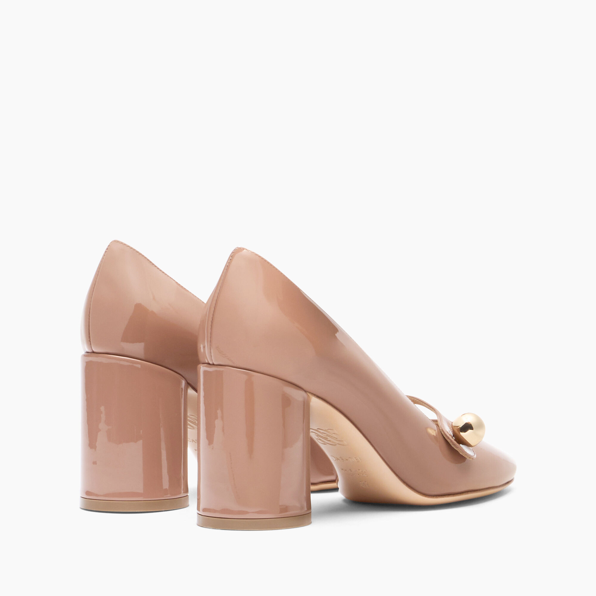 Casadei Cleo Patent Leather Pumps Noce 1F971Y0801TIFFA