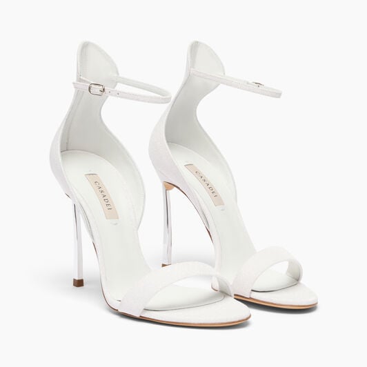 Casadei Cappa Blade Sandal White 1LG40D100MTRINI Casadei Cappa Blade Sandal White 1LG40D100MTRINI