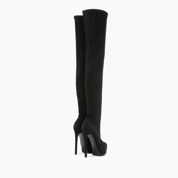 Casadei بوت فلورا فوق الركبة أسود 1T028W1401ARCEU