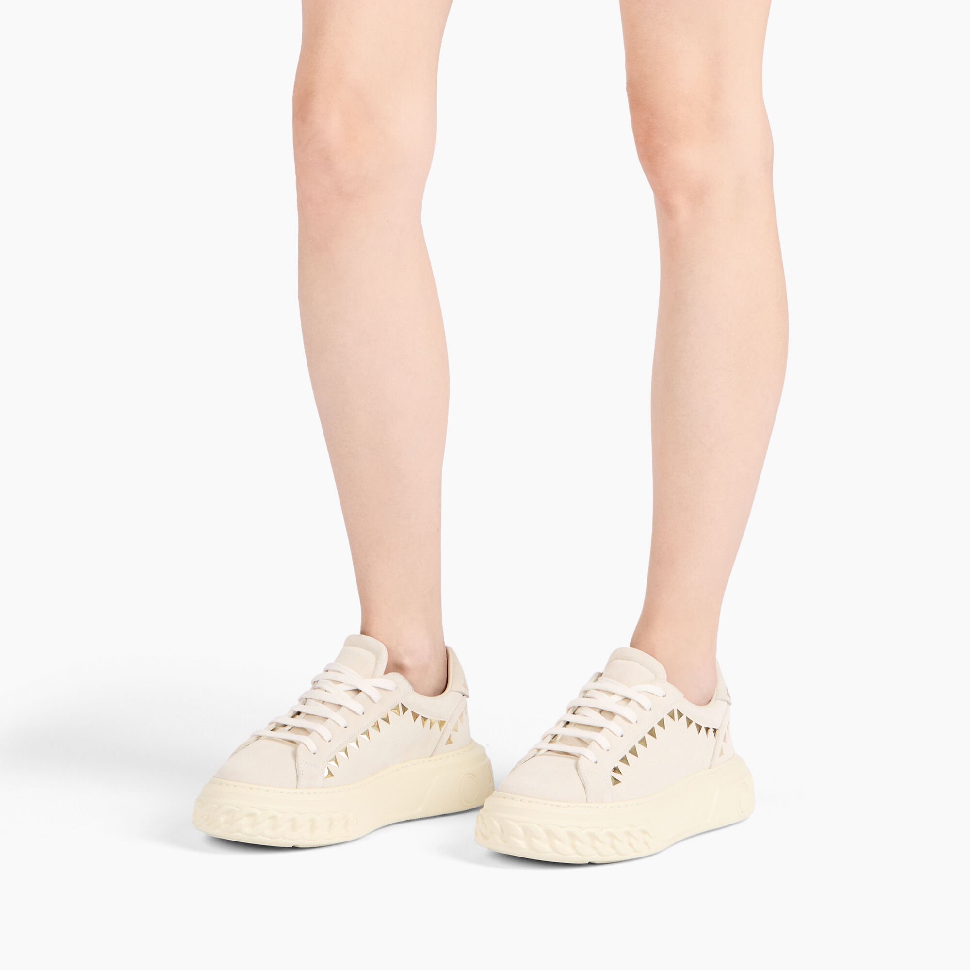 Casadei Offroad Divine Sneaker Yogurt Gold 2X089A0201C2911