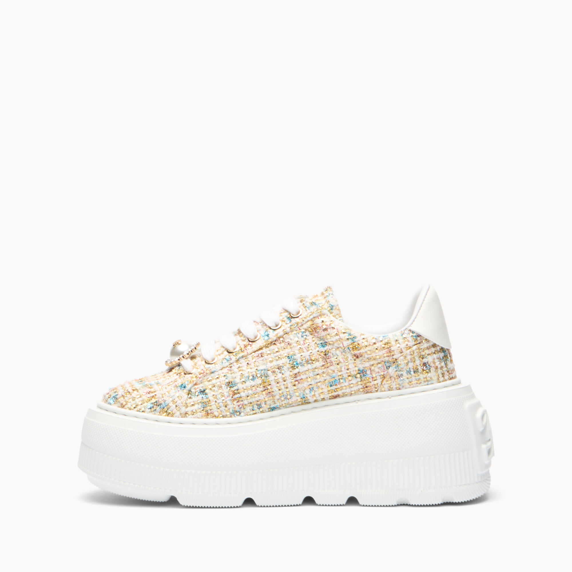 Casadei Nexus Boucle + perla White, white 2X104B0701C2980