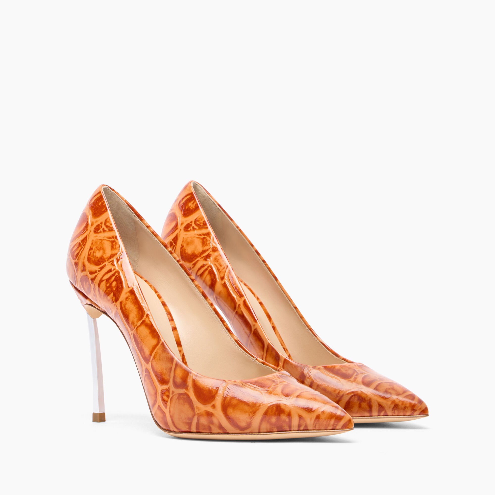 Casadei Blade Jurassic Pumps Paprika 1F915W100MC2639