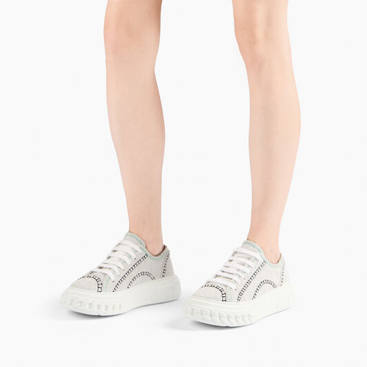 Casadei Stitch Off Road Sneakers Ghiaccio 2X086A0201ORSTI