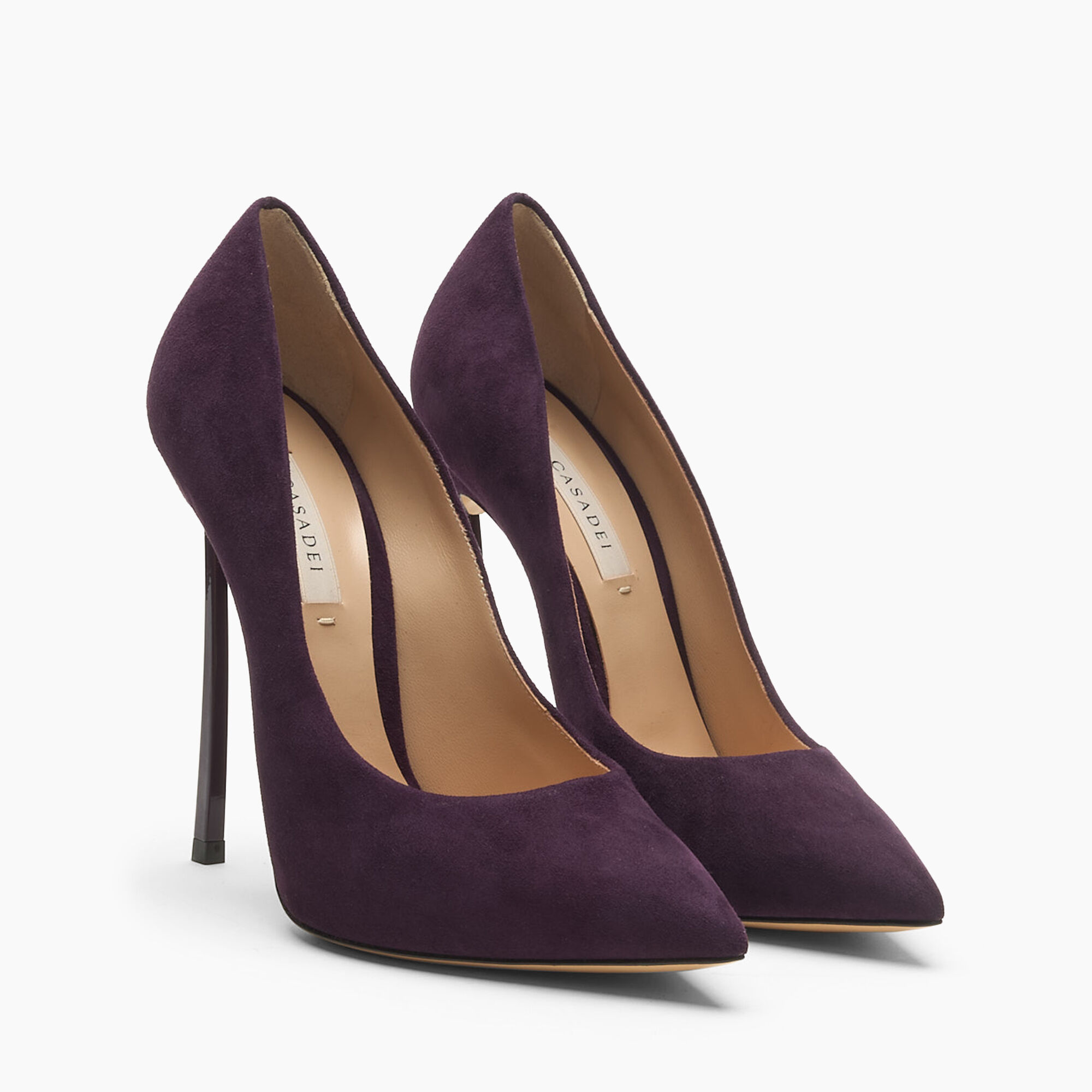 Casadei Escarpin Blade Suede Prince 1F916W120TCAMOS Casadei Escarpin Blade Suede Prince 1F916W120TCAMOS