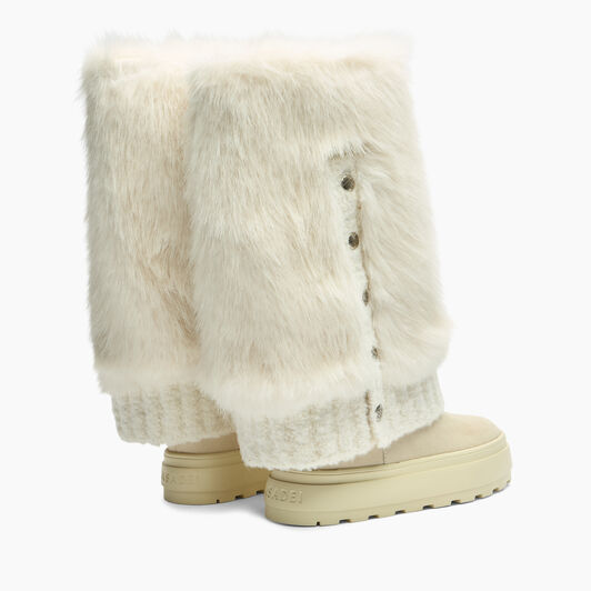 Casadei Double Face High Boot Yogurt+White 2S394A0811T0561 Casadei Double Face High Boot Yogurt+White 2S394A0811T0561