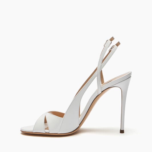 Casadei Julia Double Belts White 1L414B1001TIFFA