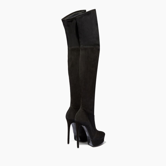 Casadei Flora Over the Knee   Black 1T831E1401T0005