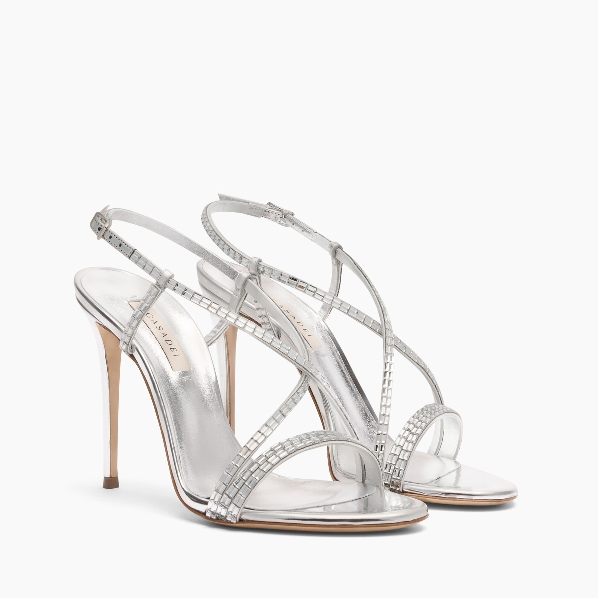 Casadei Starsway Julia Sandals Silver 1L402A1001T0535