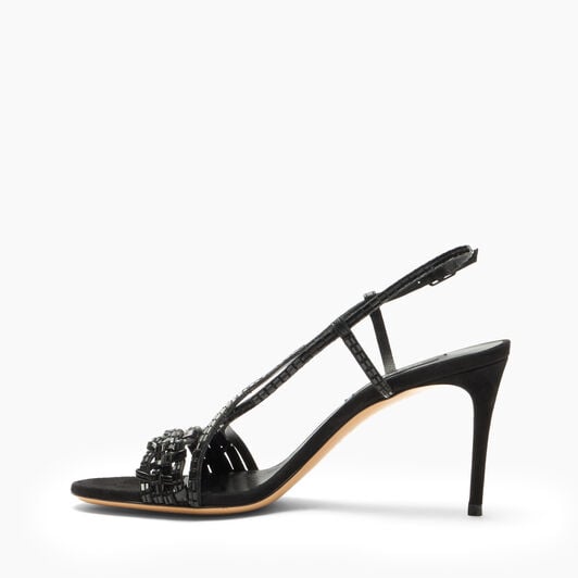 Casadei Sandalo Julia Godyva Nero 1L483C0801C3072 Casadei Sandalo Julia Godyva Nero 1L483C0801C3072