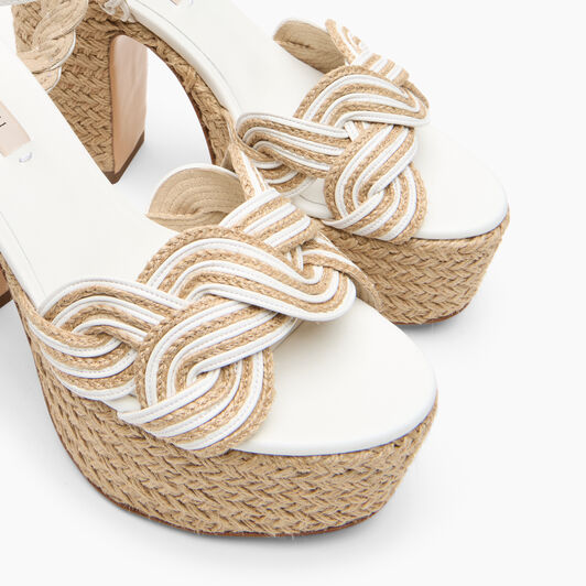 Casadei Plateauschuh Thaiti Weiss 1L476B1201TAHIT