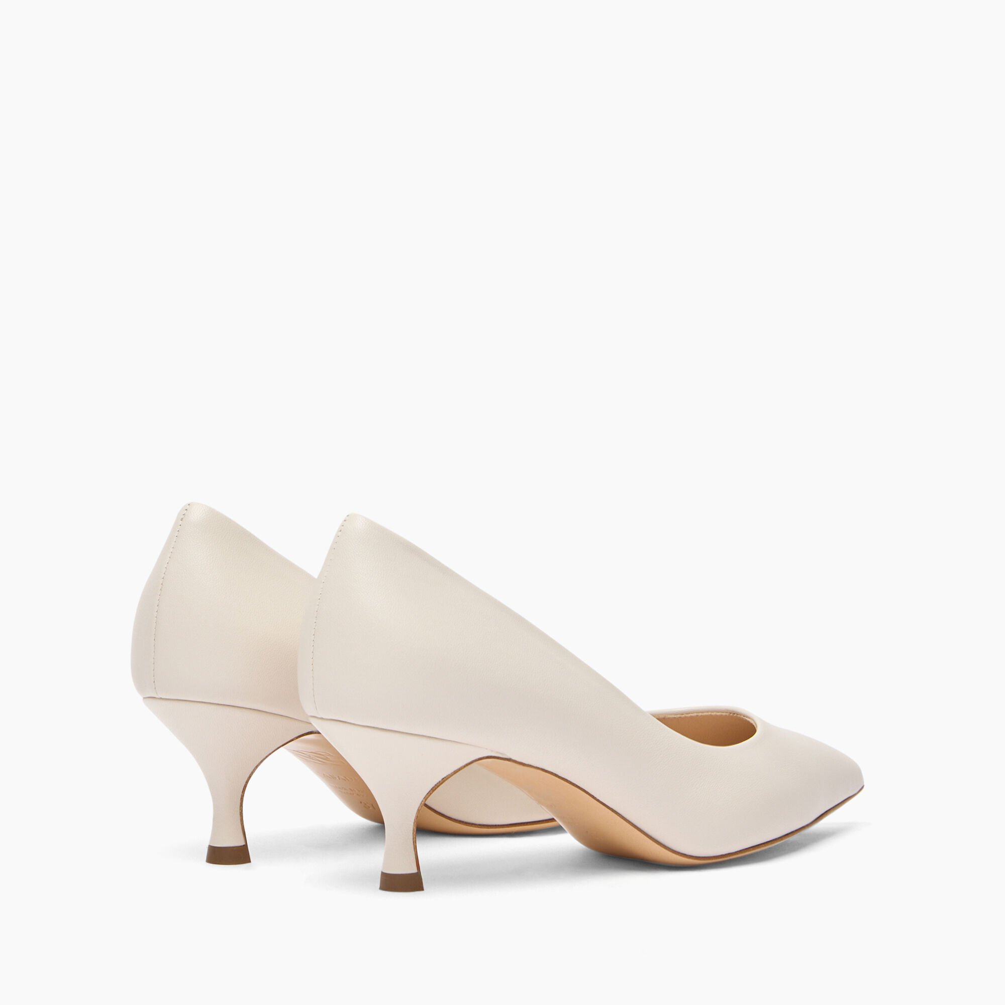 Casadei Julia Leather Pumps Ecrù 1F993J0501MINOR