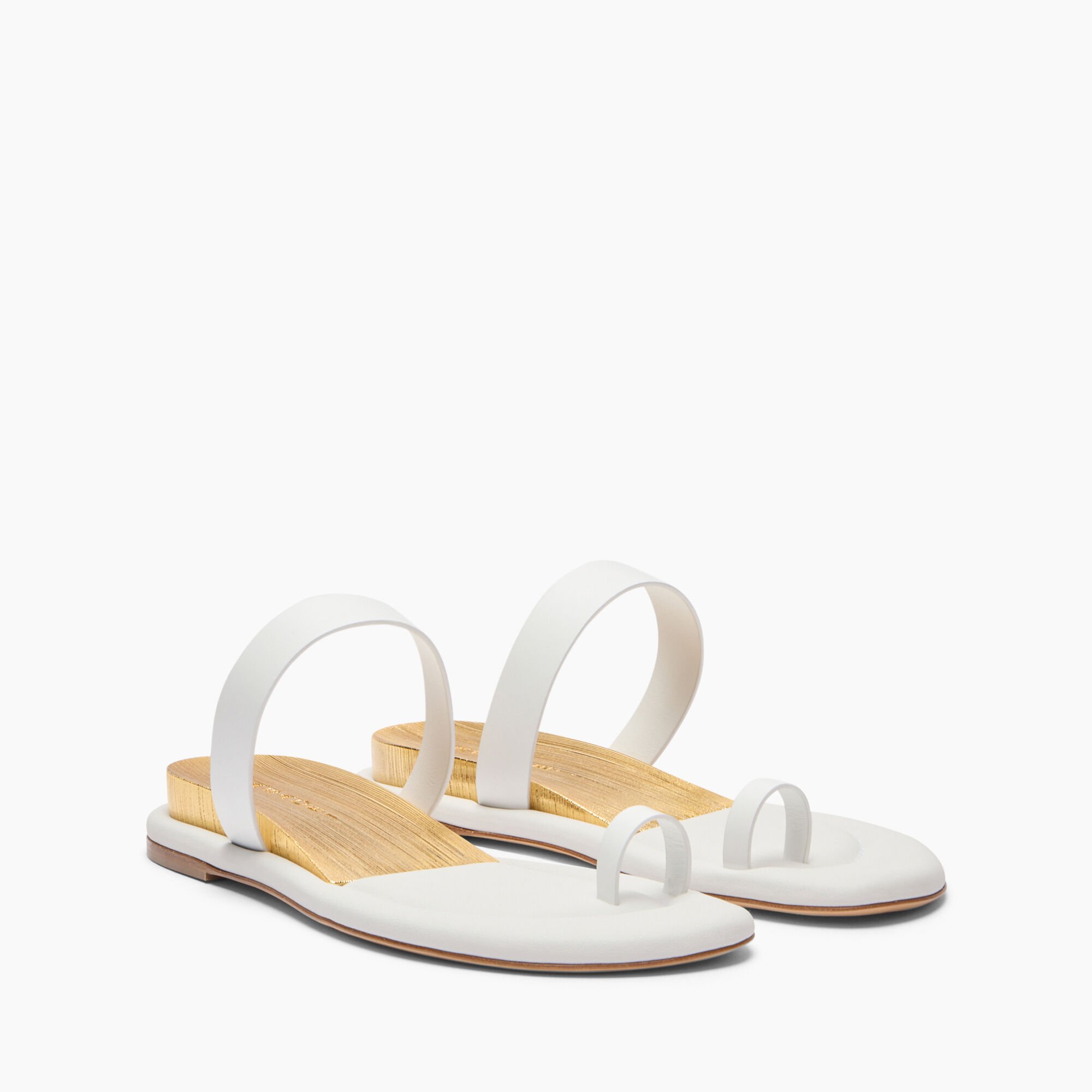 Casadei Zeppa Blade Sandals White 1N235J0201C2667