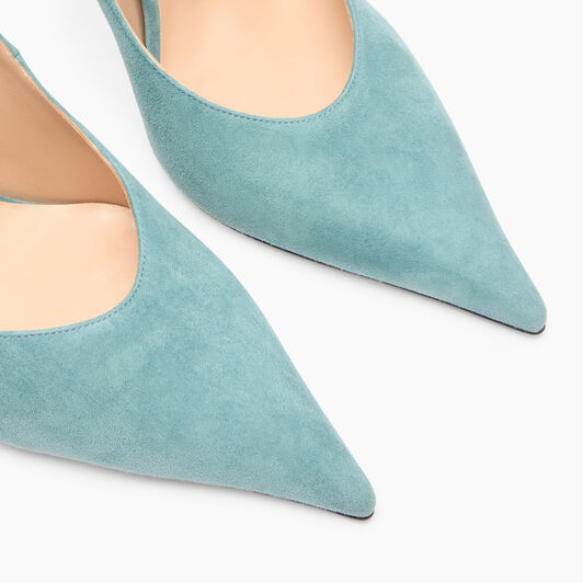 Casadei Superblade Suede Pumps Blue Troll 1F023A100MCAMOS Casadei Superblade Suede Pumps Blue Troll 1F023A100MCAMOS