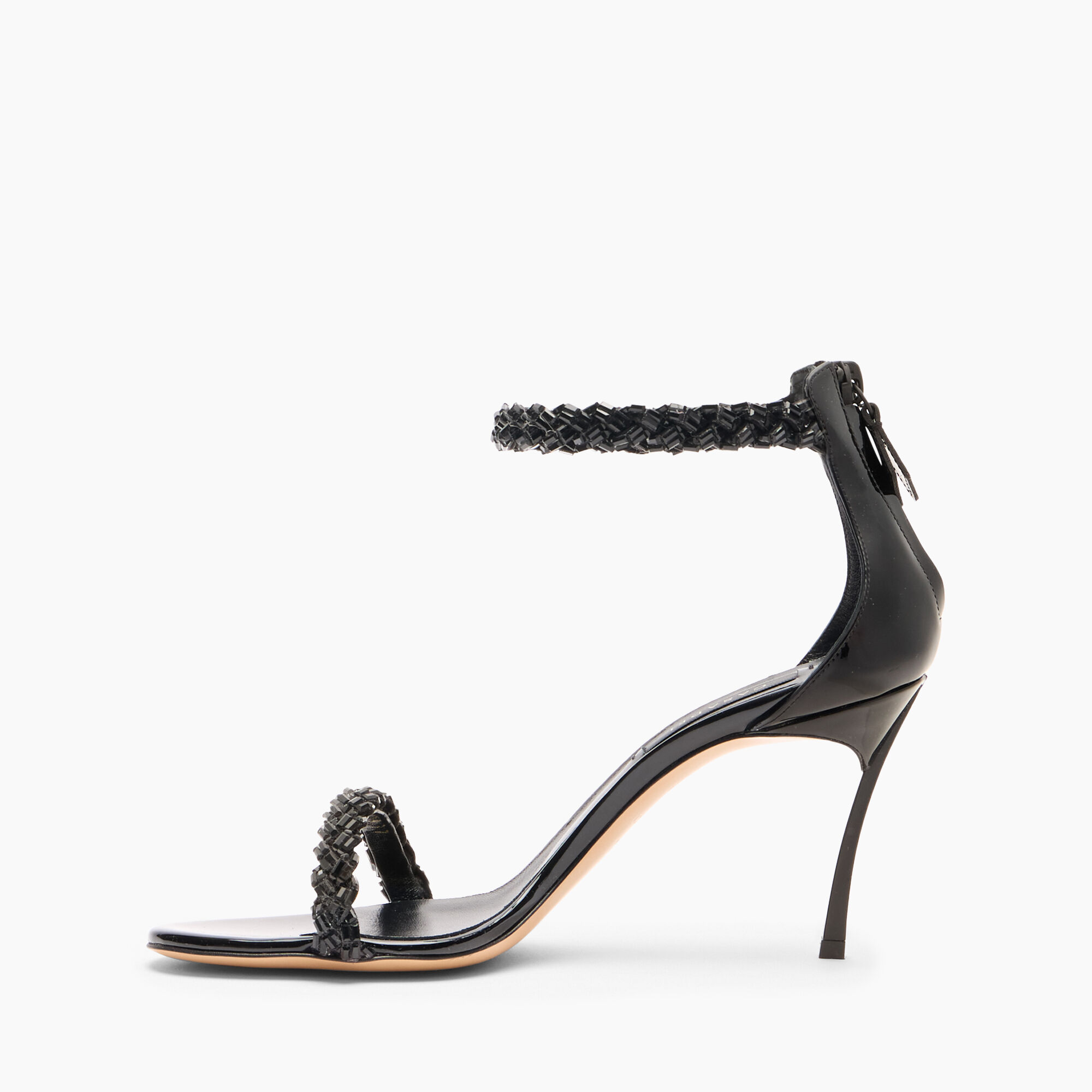 Casadei Starsway Blade Sandals Black 1L396A080TT0528