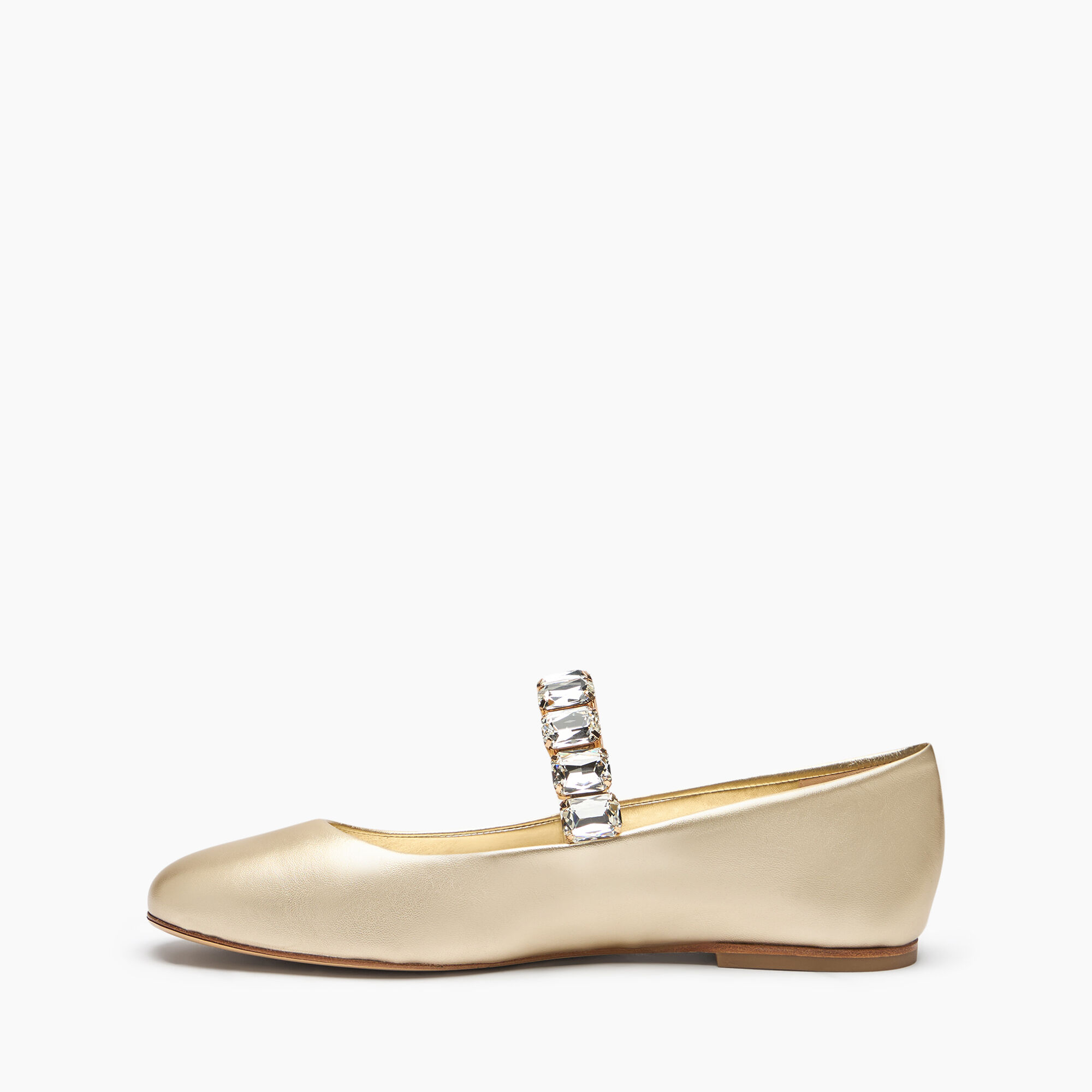 Casadei Flash Ballet Flats Platino 1A283J0101C2677