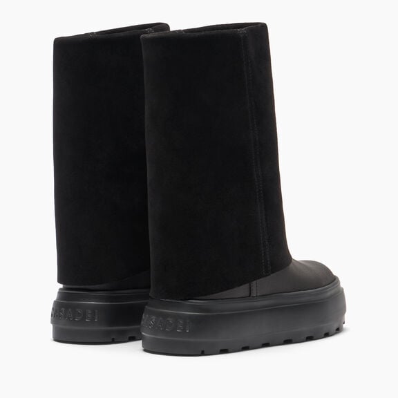 Casadei بوت دابل فيس للكاحل أسود 2S338Y080NNOMAD