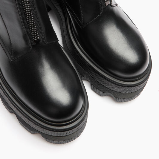  Maxxxi Zipped Leather Ankle Booots Black 2R500Y070NC1563