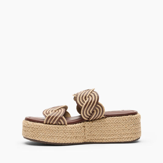 Casadei Thaiti Wedge Cocoa 1M571B0201TAHTI