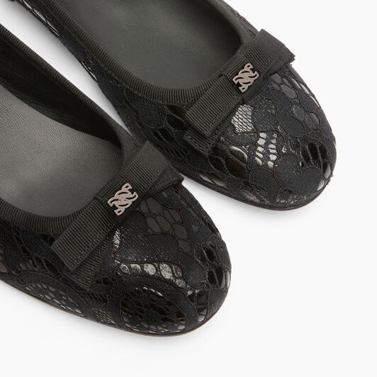 Casadei Liberty Ballet Flats Black 1A291A0101C2867 Casadei Liberty Ballet Flats Black 1A291A0101C2867