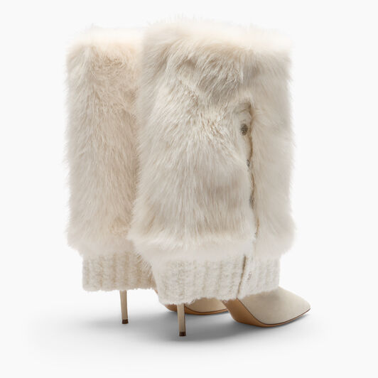 Casadei Double Face Julia High Boot Yogurt+White 1S398A0801T0561 Casadei Double Face Julia High Boot Yogurt+White 1S398A0801T0561