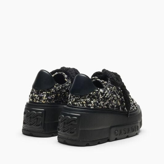 Casadei Nexus Buclé Sneaker Black 2X125C070NC3091 Casadei Nexus Buclé Sneaker Black 2X125C070NC3091