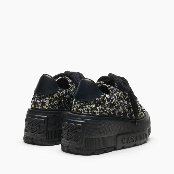Casadei Nexus Buclé Sneaker Black 2X125C070NC3091 Casadei Nexus Buclé Sneaker Black 2X125C070NC3091