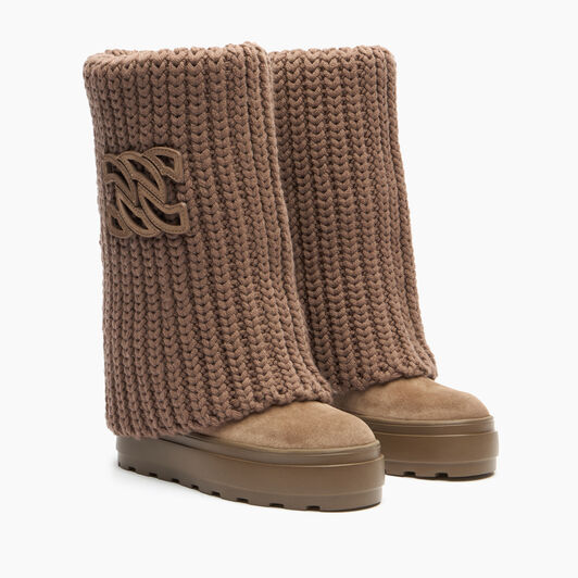 Casadei Double Face High Boot Caribou 2S399A0811T0562 Casadei Double Face High Boot Caribou 2S399A0811T0562