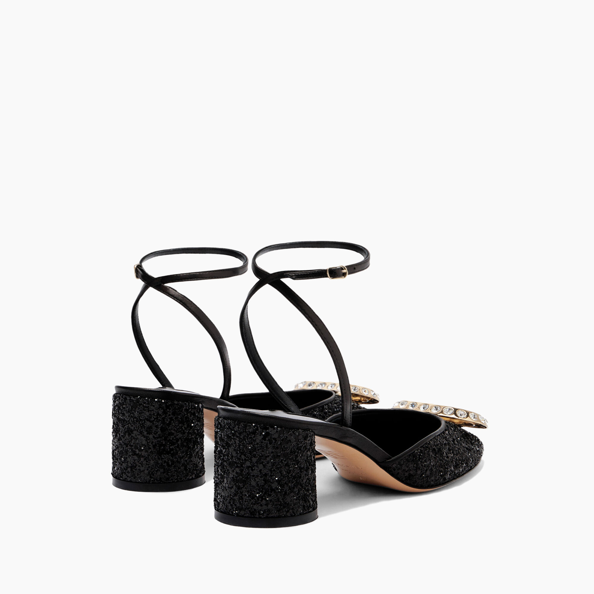 Ring Cleo Sandals in Black Infinity for Women Casadei