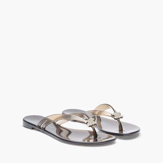 Casadei Jelly Flip Flops Black 2Y257J0101CHBEA