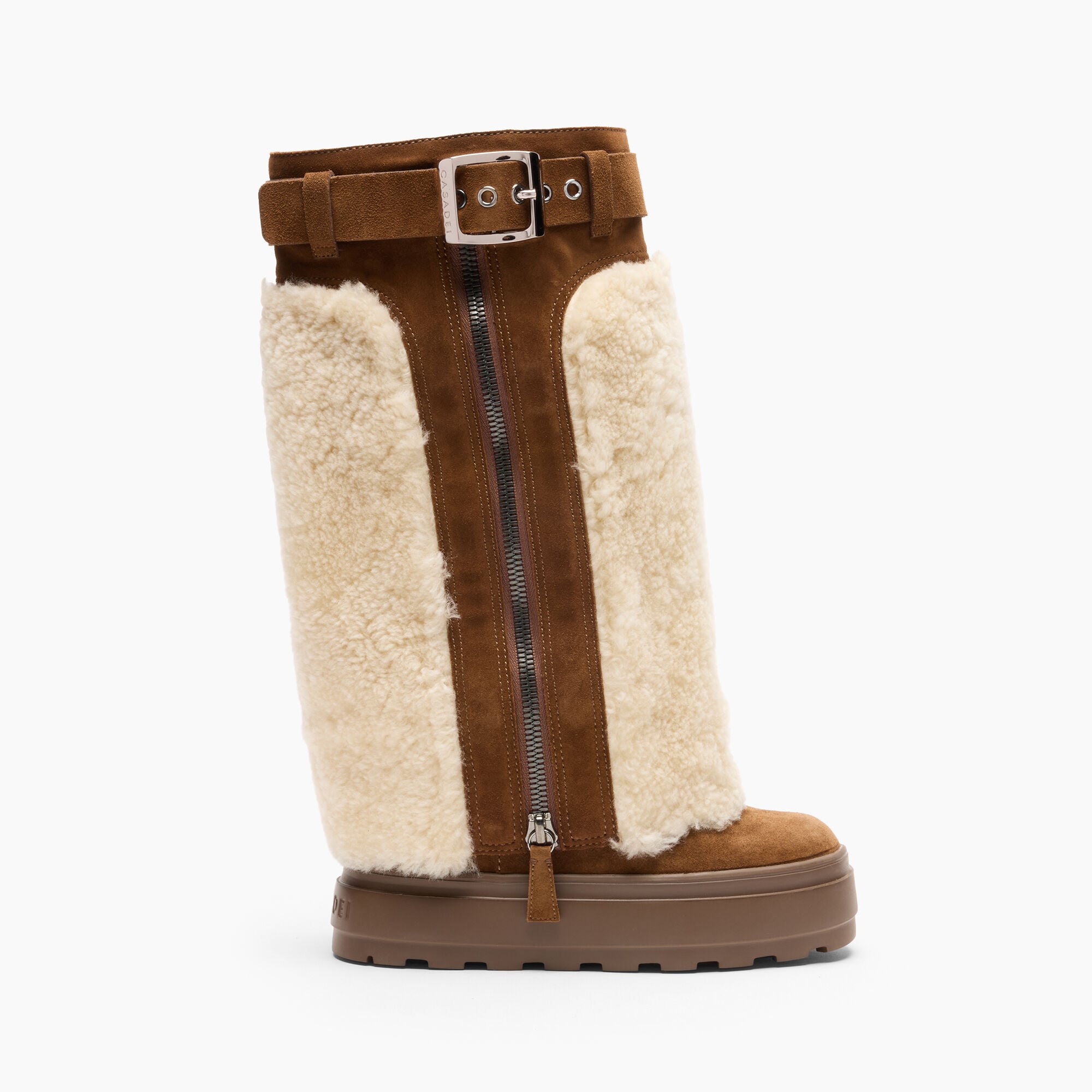 Casadei Double Face Ontario Boot Bruciato + Milk 2S432C0801T0600 Casadei Double Face Ontario Boot Bruciato + Milk 2S432C0801T0600