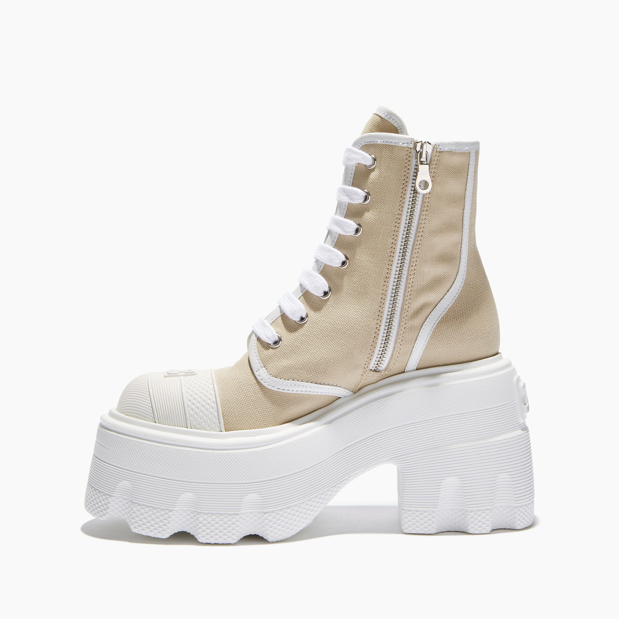 Maxxxi Fedora in Juta and White for Women Casadei
