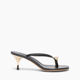 Casadei Elegante Julia Kitten-Mule Schwarz 1N264B0501C3025