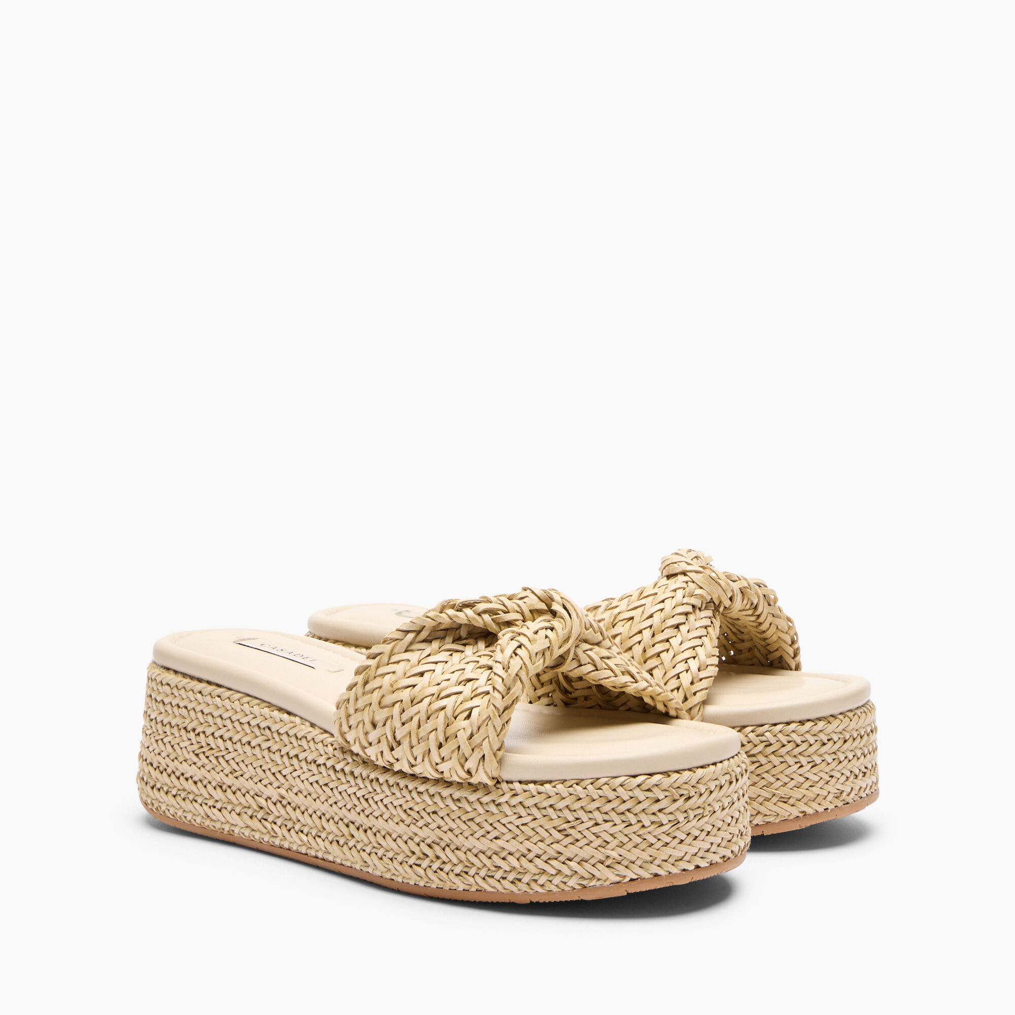 Casadei Insideout Hanoi Wedges Bambu 1M448J0201HANTB
