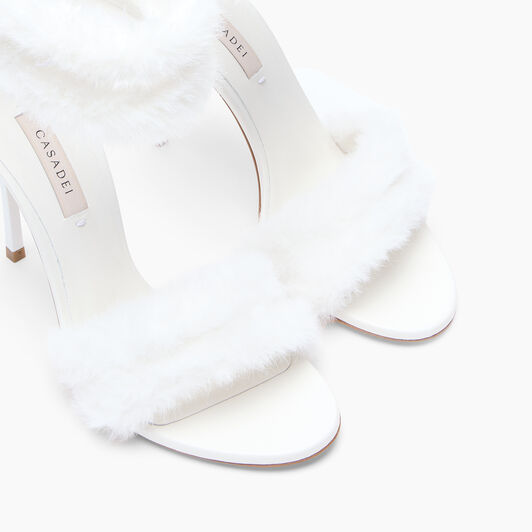 Casadei Blade Diva Minorca Sandal White 1L487C100TT0593 Casadei Blade Diva Minorca Sandal White 1L487C100TT0593