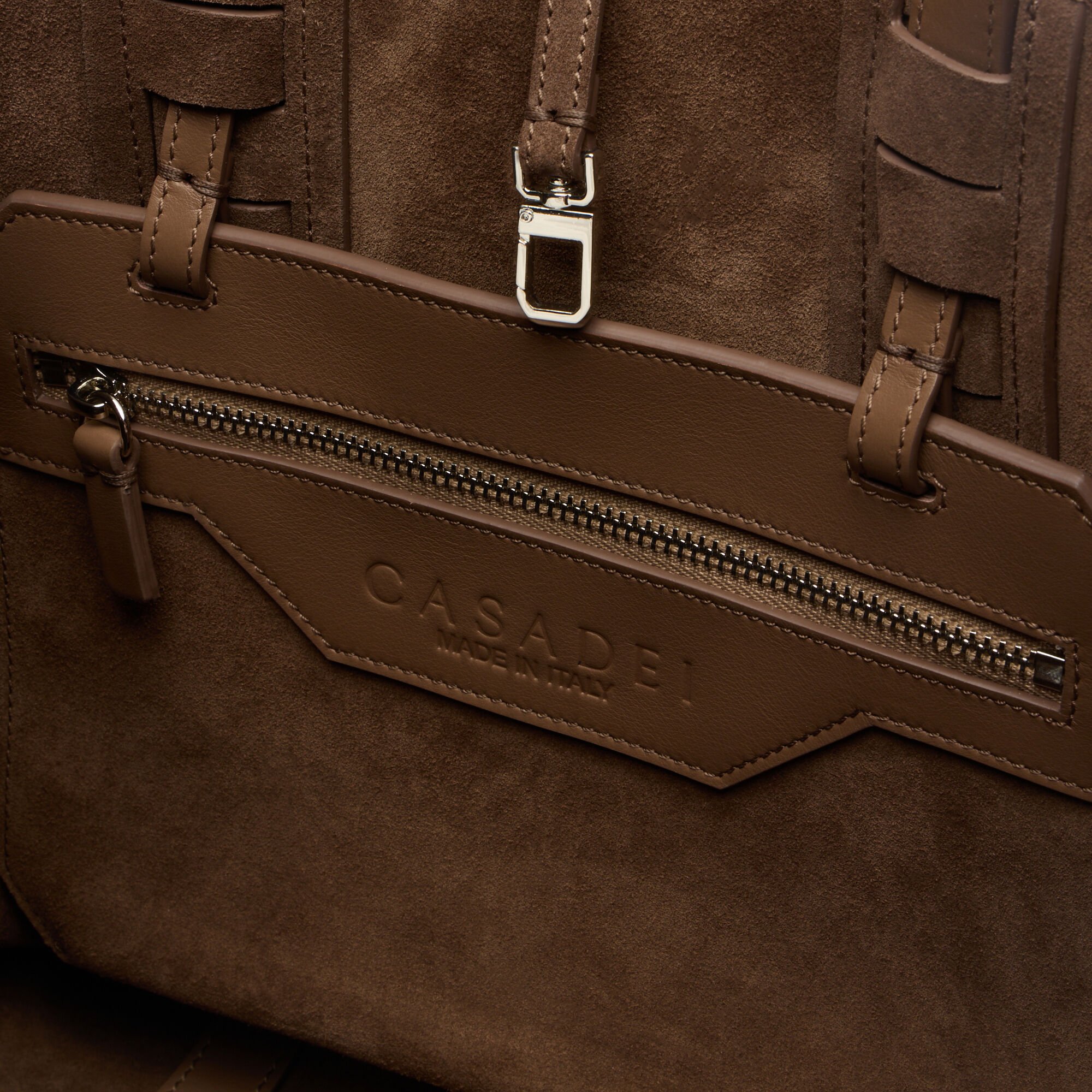 Casadei Milano Velour Bag Caribou 3W484A0000MLNVL